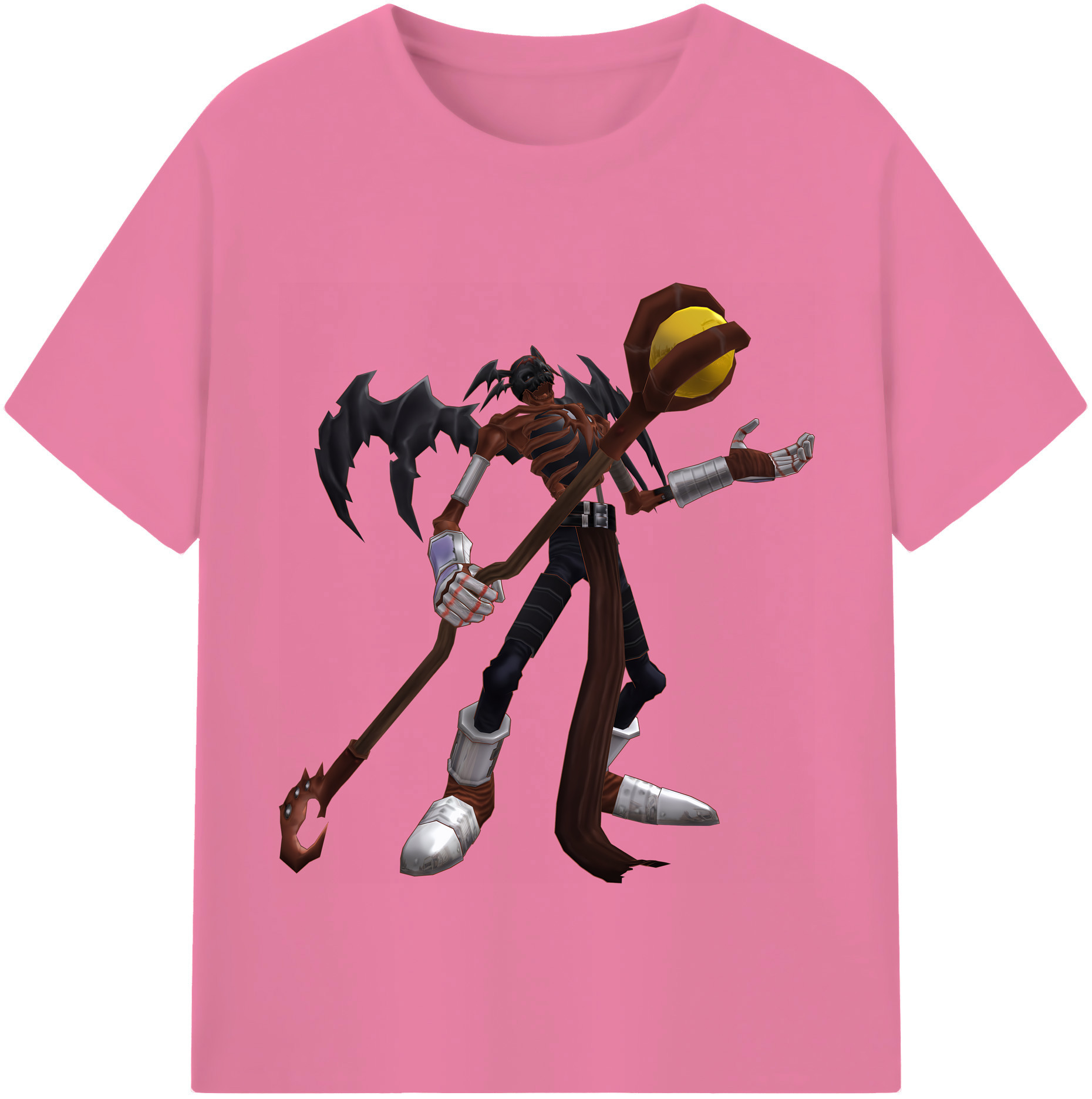 （画像用） Digimon デジタルモンスター/デジモン 綿100％半袖Tシャツ（フロントプリント）
